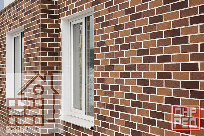 Гибкий кирпич на сетке с защитной пленкой Донецк - изображение 2