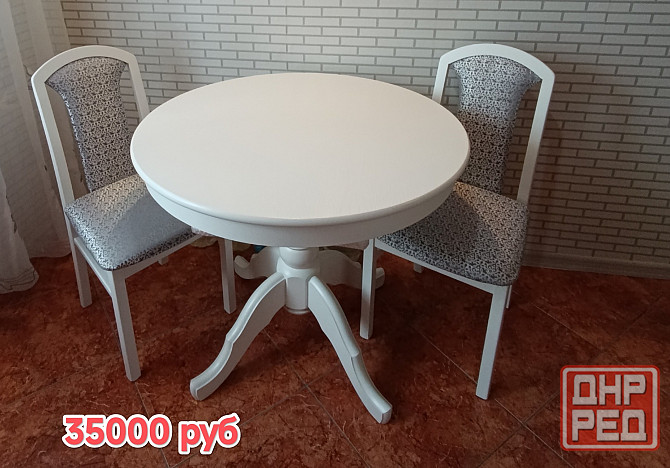 Продам набор стол+ 2 стула Макеевка - изображение 1