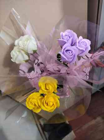 Букет цветы розы из мыла. Донецк