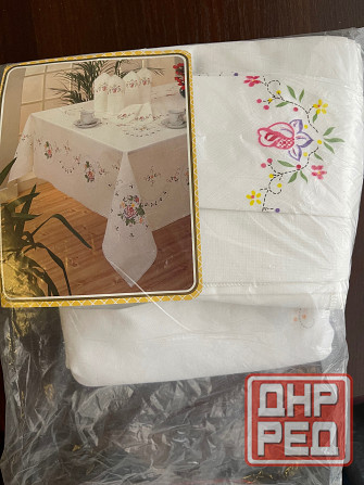 Набор: скатерть с салфетками Макеевка - изображение 1