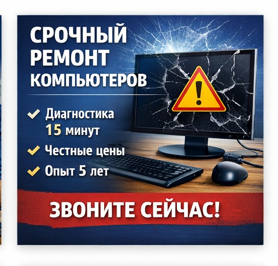 Срочный ремонт компьютеров Донецк