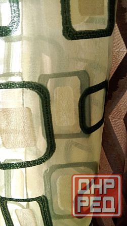 Продам гардину зеленого цвета Донецк - изображение 1