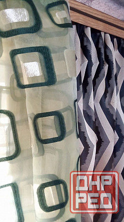 Продам гардину зеленого цвета Донецк - изображение 2