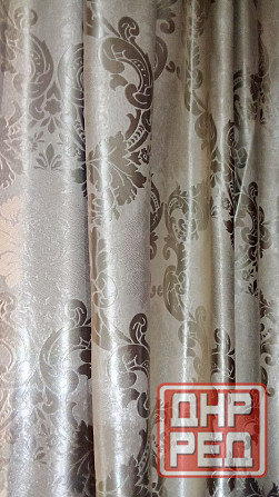 Продам штору бежевого цвета Донецк - изображение 1