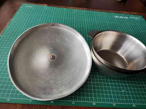 Мисочки из нержавейки, крышка алюминиевая Донецк