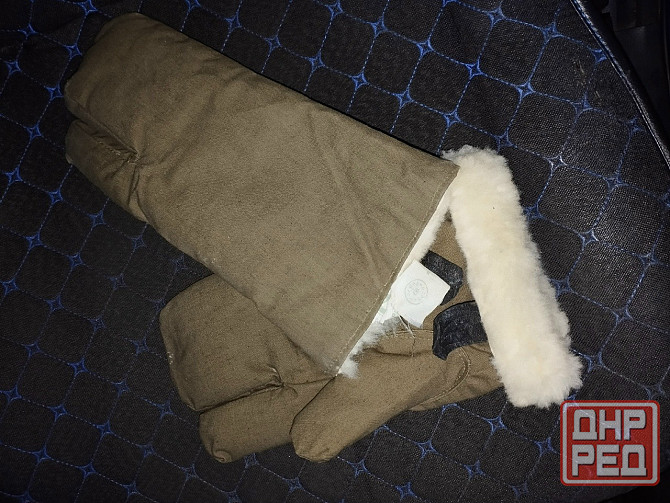 Новые рукавицы трехпалые. ркка, ввс, овчина Донецк - изображение 1