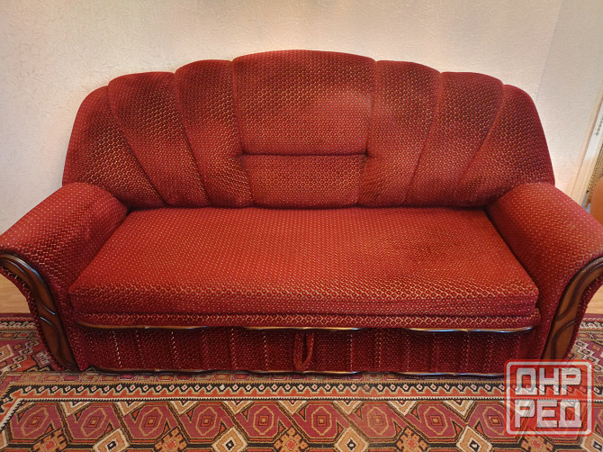 Продается мягкая мебель (комплект: диван + два кресла) Донецк - изображение 2