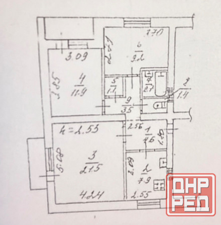 Автономное отопление , центр города ! Ясиноватая - изображение 6