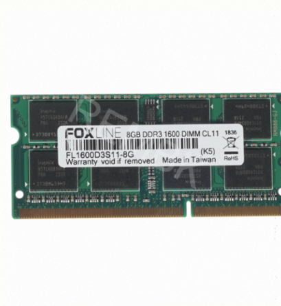 Оперативная Память so-dimm 8gb Ddr3-1600 pc3-12800 Foxconn Foxline, cl11, 1.5v, (512x8), - арт:5546 Донецк
