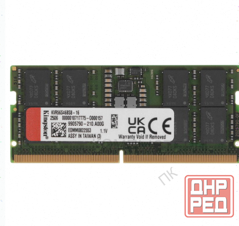 Оперативная Память Sodimm Kingston Valueram [kvr56s46bs8-16] 16 гб - арт:9122 Донецк - изображение 1