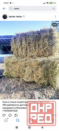 Сено в тюках Макеевка - изображение 1