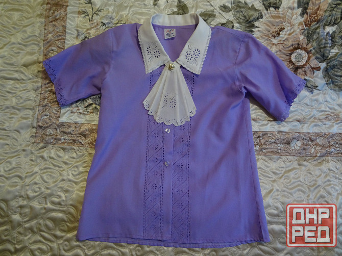 Блуза детская сиреневая Луганск - изображение 1