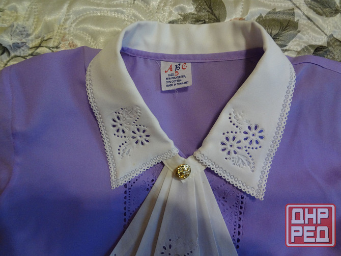 Блуза детская сиреневая Луганск - изображение 2