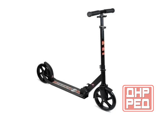Двухколёсный самокат Kapiso LF-X складной черный Донецк - изображение 1