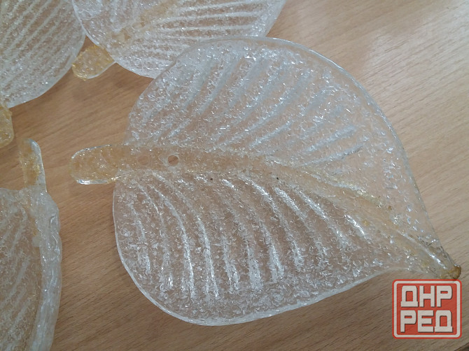 Продам декор для люстры квартиры светильника листья стекло Донецк - изображение 6