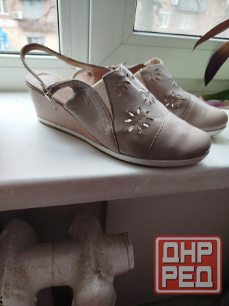 Босоножки женские кожаные Донецк - изображение 2