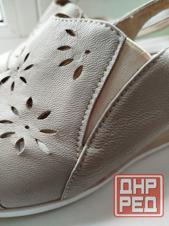 Босоножки женские кожаные Донецк - изображение 4