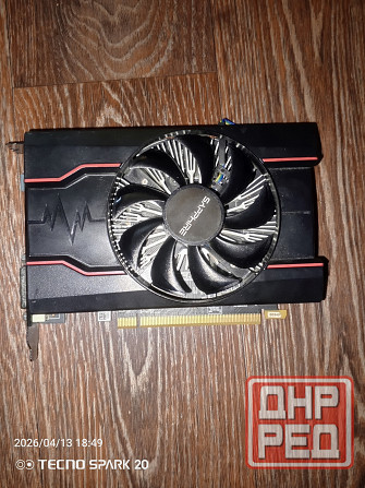 Видеокарта Rx 550 4 гига ддр5 без доп питания. Донецк - изображение 1