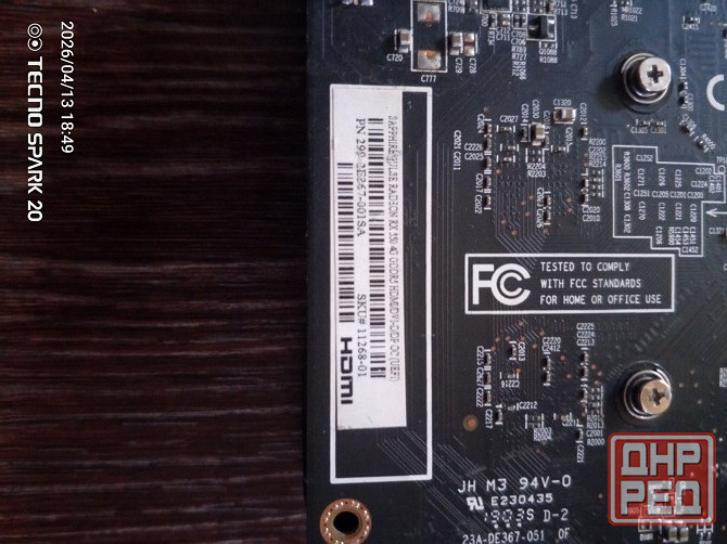 Видеокарта Rx 550 4 гига ддр5 без доп питания. Донецк - изображение 3
