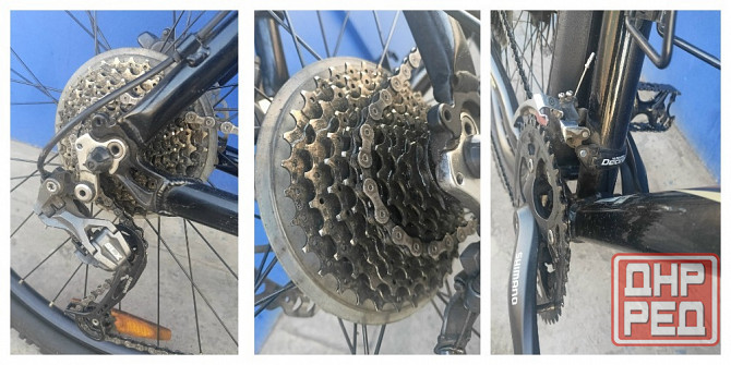 Алюминиевый велосипед Giant (Идеал), рама 21 дюйм, гидравлика, SLX, Rock Shox Енакиево - изображение 5