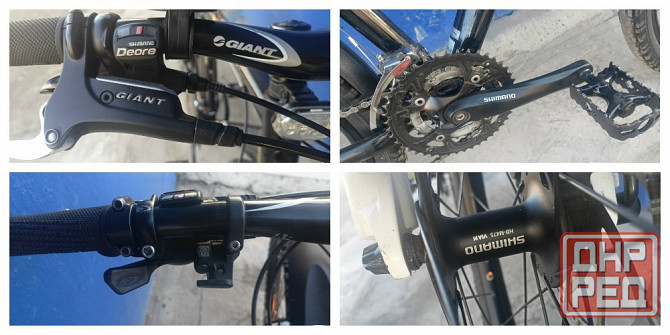 Алюминиевый велосипед Giant (Идеал), рама 21 дюйм, гидравлика, SLX, Rock Shox Енакиево - изображение 4