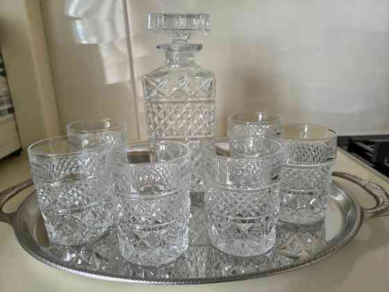 Хрустальный графин с 6 стаканами. Bohemia Донецк