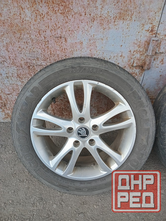 Продаю комплект оригинальных колёс р 16 на шкоду,разболтовка 5 на 112 Донецк - изображение 2