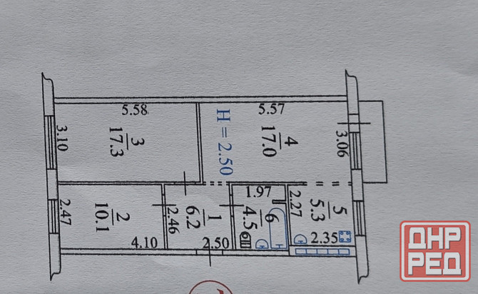 Продается 3 комн.кв 60.4 м² этаж 5/5 Мариуполь - изображение 12