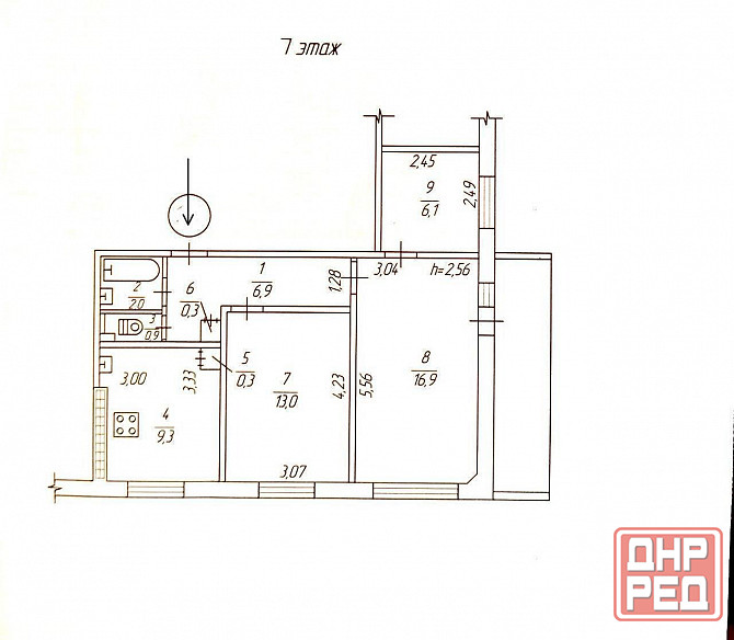 Продажа 3х комнатной квартиры. Ориентир пл. Бакинских Комиссаров Донецк - изображение 9