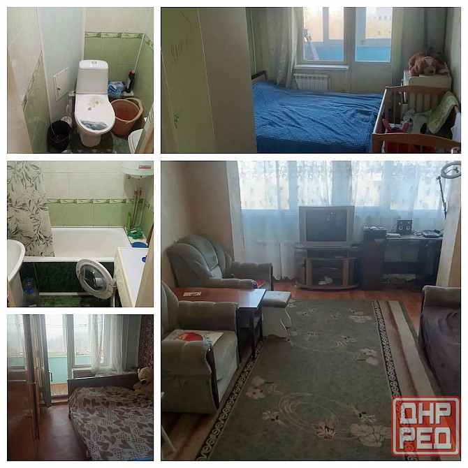 Продажа 3-х комнатная квартира м-н Октябрьский торг Макеевка - изображение 1