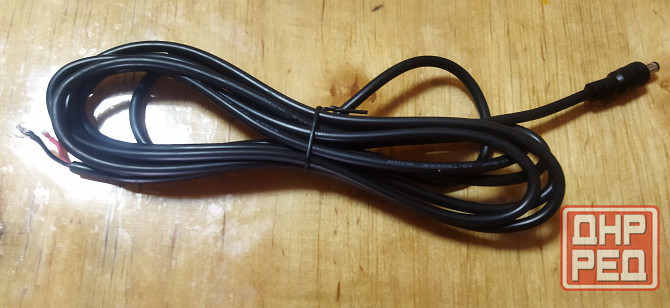 Кабель 2*0.5 с разъемом DC 5.5 x 2.1 мм Донецк - изображение 1