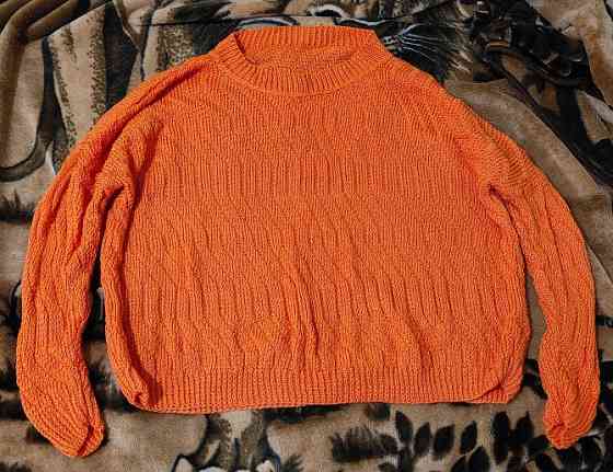 Джемпер полушерсть ручная вязка Донецк