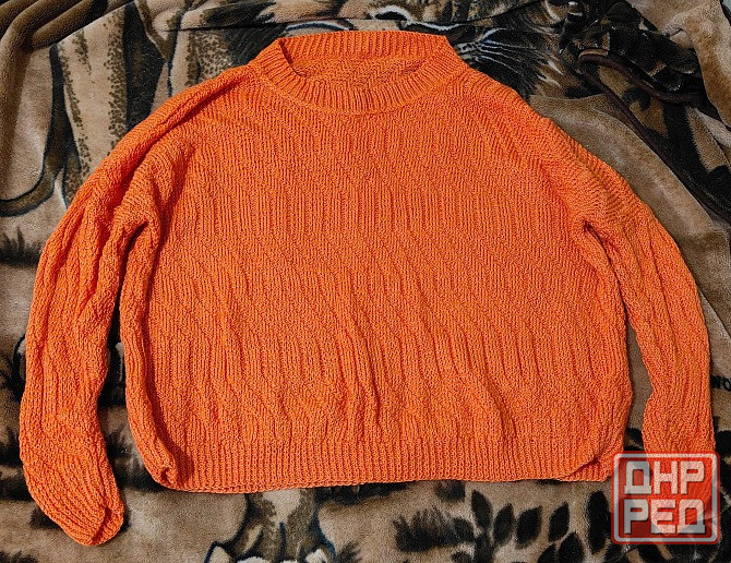 Джемпер полушерсть ручная вязка Донецк - изображение 1