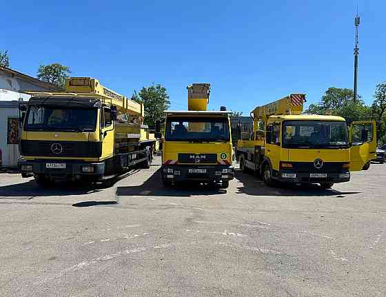 Аренда и услуги телескопической и комбинированной автовышки 22-42 метра Донецк