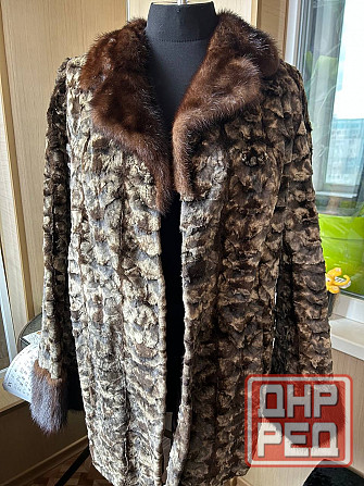 Шуба натуральная из кусочков Донецк - изображение 1