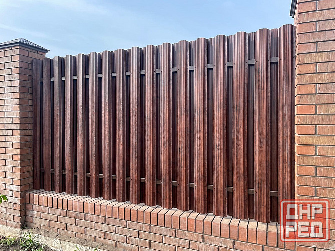 Штакет 1,6м дуб античный Донецк - изображение 1