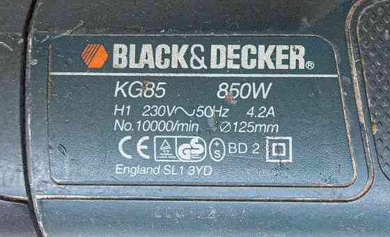 Машинка шлифовальная угловая 125 Black and Ddecker Донецк
