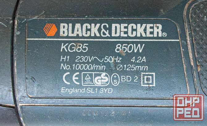 Машинка шлифовальная угловая 125 Black and Ddecker Донецк - изображение 3