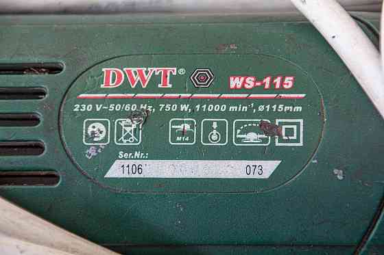 Машинка шлифовальная угловая электрическая DWT, Германия Донецк