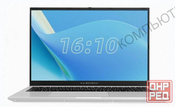 Ноутбук Maibenben m16b-r343um 16" Wuxga Ips, Amd r3-4300u, 8gb, 512gb Ssd, Linux, Серебри - арт:7592 Макеевка - изображение 1