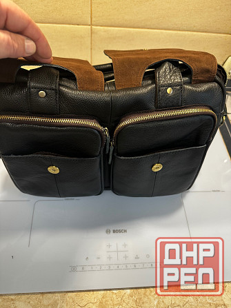 Мужская деловая сумка новая кожа Донецк - изображение 7