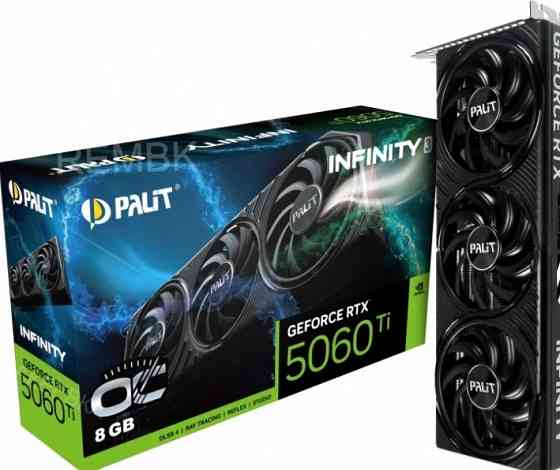 Видеокарта Palit pa-rtx5060ti Infinity 3 oc 8гб, Ret (ne7506ts19p1-gb2062s) - арт:3347 Макеевка