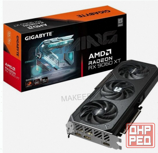 Видеокарта Gigabyte Radeon rx 9060 xt Gaming oc 16g - арт:3391 Макеевка - изображение 1
