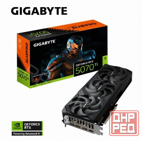 Видеокарта Gigabyte Geforce Rtx 5070 ti Windforce Sff 16gb (gv-n507twf3-16gd) - арт:2552 Макеевка - изображение 1