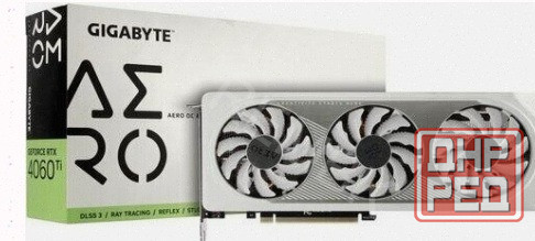 Видеокарта Geforce Rtx 4060ti 8gb Gigabyte gv-n406taero oc-8gd - арт:2033 Донецк - изображение 1