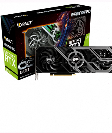 Видеокарта Palit Geforce Rtx 3070 Gamingpro 8gb (ne63070019p2-1041a) б/у - арт:1399 Донецк