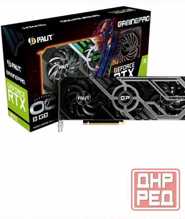 Видеокарта Palit Geforce Rtx 3070 Gamingpro 8gb (ne63070019p2-1041a) б/у - арт:1399 Донецк - изображение 3