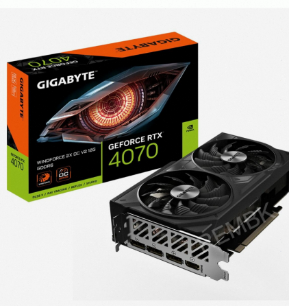 Видеокарта Gigabyte Rtx4070 Windforce 2x oc v2 12gb Gddr6 192bit 3xdp Hdmi 2fan Rtl - арт:7411 Донецк
