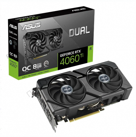 Видеокарта Asus Nvidia Geforce Rtx 4060 ti 8gb Dual-rtx4060ti-o8g-evo/rtx4060ti, Hdmi, dp - арт:6394 Донецк