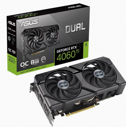 Видеокарта Asus Nvidia Geforce Rtx 4060 ti 8gb Dual-rtx4060ti-o8g-evo/rtx4060ti, Hdmi, dp - арт:6394 Донецк